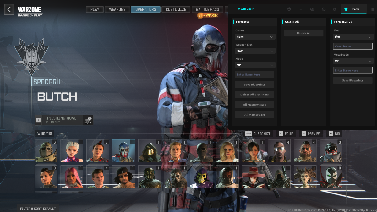 MW3 Cheats Menu