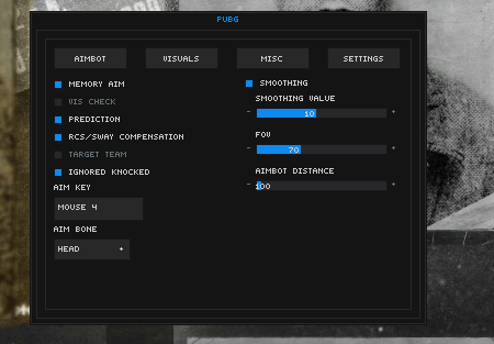 PUBG Hacks Menu