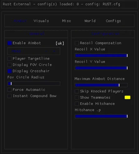 Rust Aimbot Features